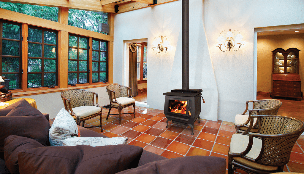 free standing stove